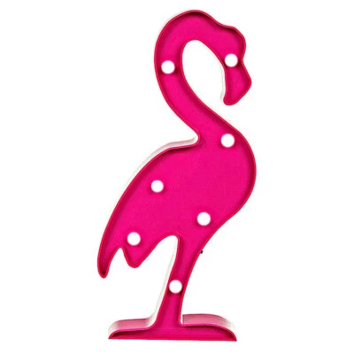 Flamingo LED Lampe Pinke Dekoleuchte Nachtlicht Wand Dekoration Kinderlampe - Bild 1 von 2