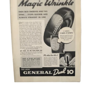 Pubblicità Pubblicità Vintage 1936 Generale Doppio 10 Rughe Magiche - Foto 1 di 4