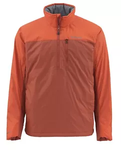 Simms Fishing Midstream Insulated Pull-over Orange Mens Large Primaloft NEW - Picture 1 of 12