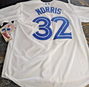 Daniel Norris #32 Blue Jays Baseball Majestic Jersey White size 48 - Picture 1 of 4