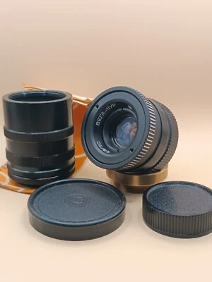 MACRO Vega 11UR 2.8/50 lens for 35mm film enlarger M39 L39 mount USSR LZOS - Image 1 of 4