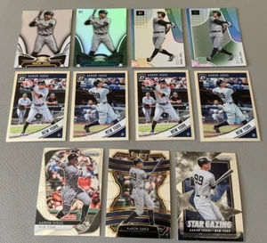 AARON JUDGE ASSORTED PANINI BASEBALL CARD LOT (11) 8 PARALLEL CARDS NM HIGH BV - Picture 1 of 5