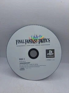 Final Fantasy Tactics PS1 Playstation 1 DISCO 1 SOLO importación de Japón - Imagen 1 de 2