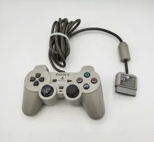 Sony Playstation 1 PS1 Official OEM Gray Analog Controller SCPH-1200 - Picture 1 of 5