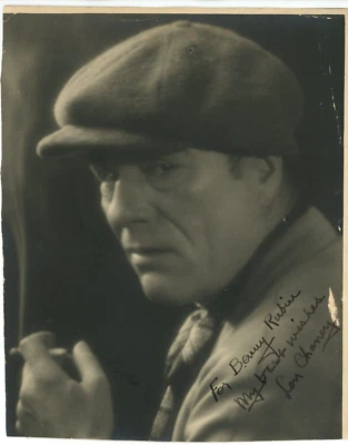 Foto autografiada 8x10 de Ruth Harriett Louise icono de terror actor Lon Chaney Sr. Foto 1 de 4