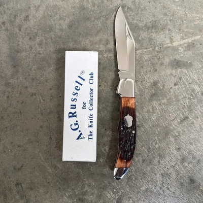 Vintage 1987 AG RUSSELL Japan Made FH-2 Bolster Lock Knife / NIB - Image 1 of 4