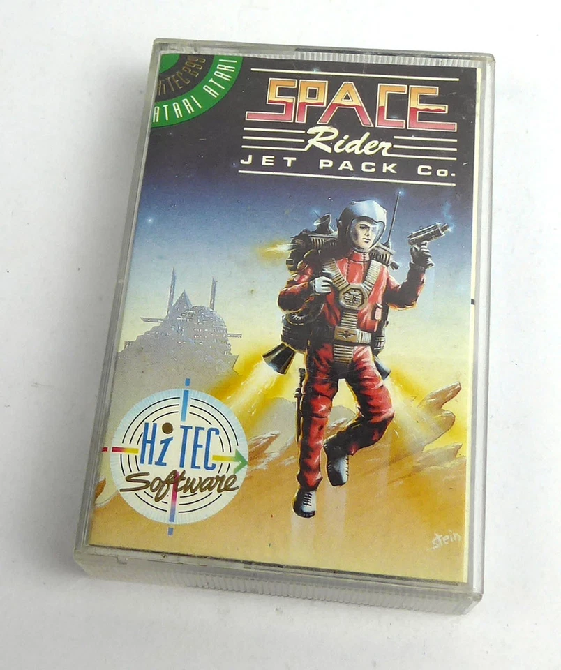 Atari 800 XL XE Tape in OVP --  SPACE RIDER JET PACK Co. (HiTec) -- Tape - Bild 1 von 1