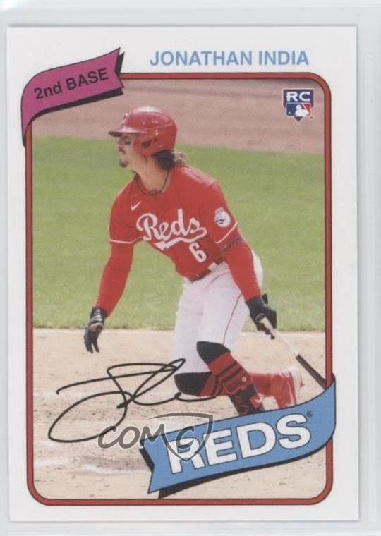 2021 Throwback Thursday #TBT Online Exclusive /1222 Jonathan India #49 Rookie RC - Image 1 of 2