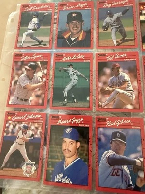 X70 Rare Highly Collectible Donruss Baseball Cards 1990’s  - Image 1 of 4