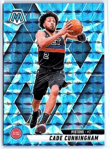 Pistones Panini Mosaic Cade Cunningham reactivo azul mosaico Prizm #74 2024-25 - Imagen 1 de 10
