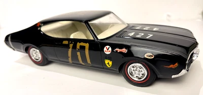 Vintage AMT/C19 Oldsmobile Promo Car 1969 Black Model 1/25 Rare Color - Image 1 of 4