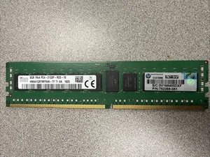 HP 8GB 1Rx4 PC4-2133P-RC0-10 HMA41GR7MFR4N-TF ECC HP 753268-081 - Picture 1 of 2