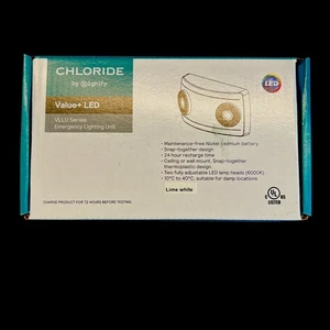 Chloride Value + LED Emergency Lighting Unit VLLU2 - Picture 1 of 3