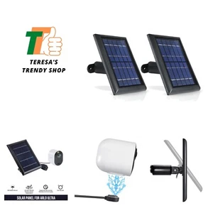 2W/6V Solar Panel with 13.1ft/4m Cable Compatible with Arlo Ultra/Ultra 2, Ar... - Picture 1 of 8