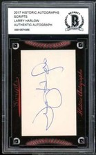 Larry Harlow 2017 Historic Autographs Scripts #nno BGS BCCG Authentic
