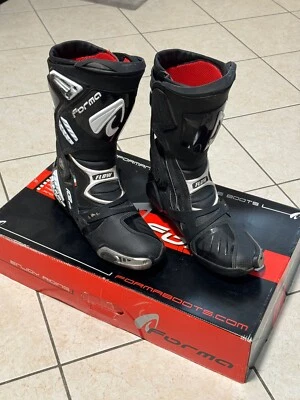 Stivali da moto 45 Forma Boots Ice Pro Flow Nero/Bianco - Immagine 1 di 4