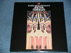 ARETHA FRANKLIN US 1990's REISSUE SD-7213 SEALED LP YOUNG GIFTED AND BLACK - Foto 1 di 2