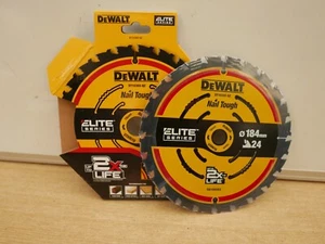 DEWALT EXTREME DT10302 184mm X 16mm bore 24T TCT CIRCULAR SAW BLADE - Picture 1 of 3