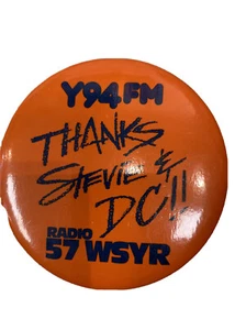 Große Vintage 1990 Syracuse University Pin Derrick Coleman und Stevie Thompson - Bild 1 von 3