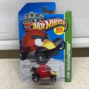 Hot Wheels RED BIRD RED HW Imagination ANGY BIRDS #47/247 NEW FOR 2012! 1:64 MOC - Picture 1 of 2