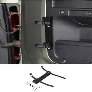 Black Trunk Tailgate Strap Bracket Holder For Land Rover Defender 90 110 2020-23 - Picture 1 of 10
