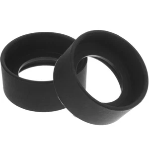 2 Pcs Folding Eye Mask Eyepiece Cover for Stereo Microscope Rubber Guard - Picture 1 of 12