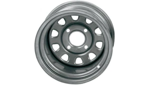 ITP Delta Steel Wheel Front/Rear Silver 12x7 4/110 4+3 1221753032 NOS - Picture 1 of 1