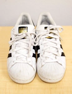 Adidas Superstar Originals Sneakers Shoe White/Black/Gold Size 4 Men's PGD789006 - Picture 1 of 12