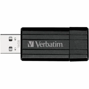 Verbatim 49063 PinStripe USB Drive 16GB - Black - Picture 1 of 1