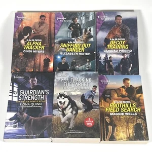 Lot of 6 Harlequin Intrigue K-9s on Patrol Romance Paperback Books K-9 Series - Picture 1 of 11