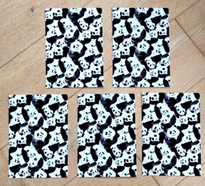 FIVE PANDA POSTCARDS (BRAND NEW) - Picture 1 of 3