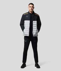 New McLaren F1 Team Performance Padded Jacket black Grey Small - Picture 1 of 6
