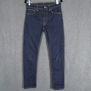 Nudie Lean Dean 16 Dips Dry Slim Tapered Jeans - Herren Größe 30*30 - Blau - Bild 1 von 12
