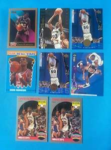 8 Karten David Robinson Basketball Lot mit 2 RCs San Antonio Spurs (S621) - Bild 1 von 2