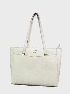 NWT 100% Authentic GUESS shoulder bag "Valletta" in Stone FREE US SHIPPING - Picture 1 of 5