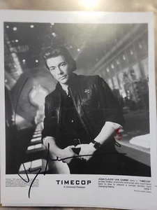 8x10 signed auto in person, Jean Claude Van Damme - Picture 1 of 1