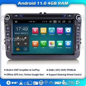 Android 12 DSP DAB+Autoradio GPS CarPlay 8" Für VW Passat Golf 5 Polo Tiguan EOS - Bild 1 von 13