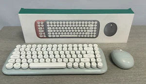 Bezprzewodowa klawiatura i mysz Zestaw 2.4G Bezprzewodowa retro klawiatura do maszyn do pisania - Zdjęcie 1 z 3