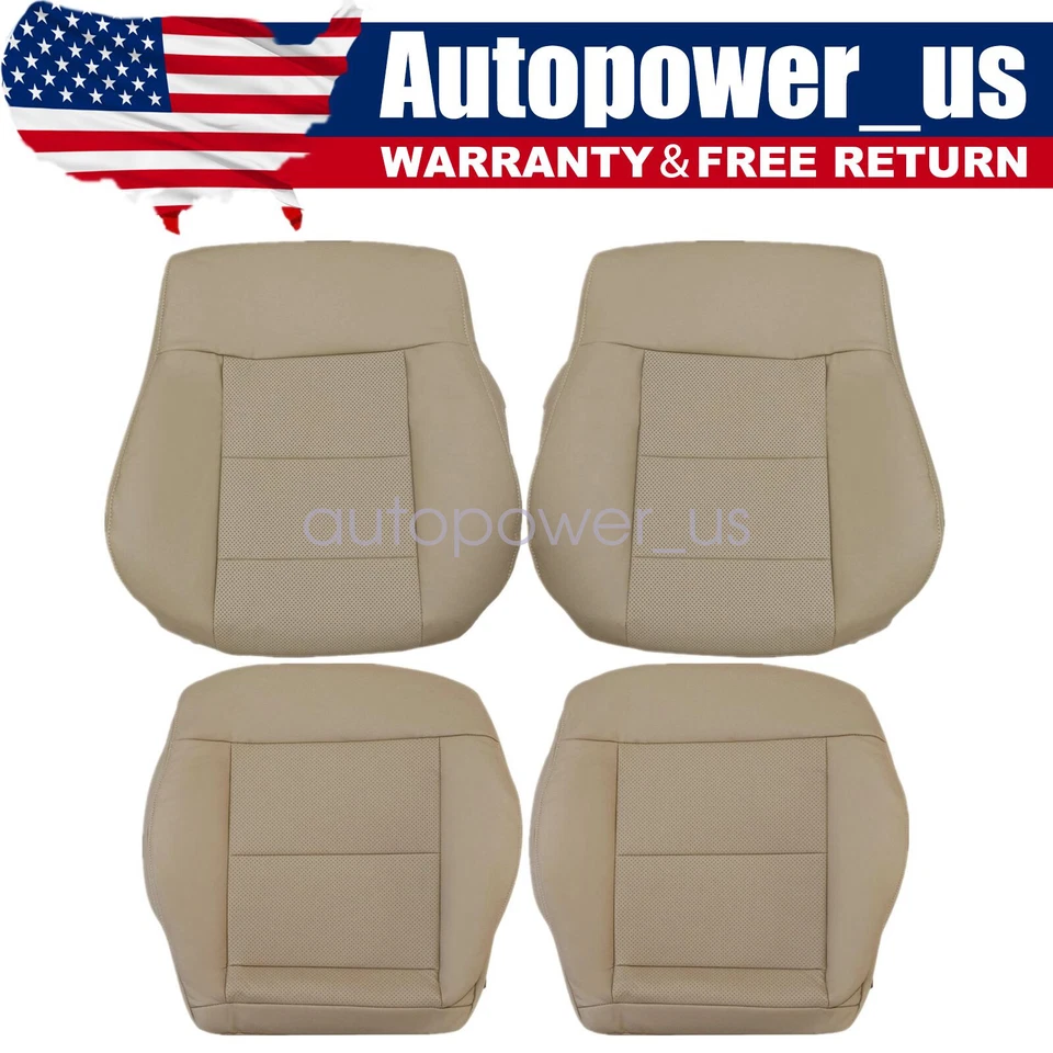 For 2010-2013 Mercedes Benz E350 Both Side Bottom + Lean Back Seat Cover Tan - Изображение 1 из 4
