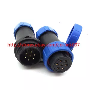 7Pin Waterproof Connector φ21mm IP67 LED Connector AWG4.17/11 Hull Adapter - Picture 1 of 1
