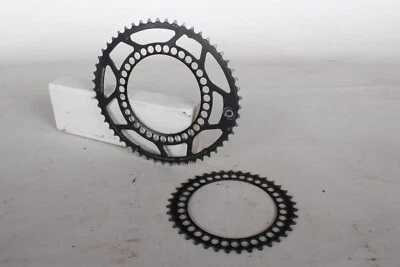 Rotor OCP System 53/39 130BCD 7075 T6 CNC Oval Q Chainrings Made in Spain - Image 1 of 4