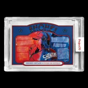 2021 Project 70 #362 1972 Shohei Ohtani by Brittney Palmer (PR=3,568) Angels - Picture 1 of 2