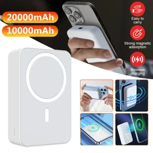 20000mAh for Magsafe Battery Pack,Wireless Portable Fast Charging Power Bank,us - Picture 1 of 12