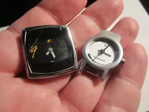 2 FASTRACK WATCHES MADE IN INDIA NO BANDS BOTH NEED NEW BATTERIES TO RUN BBA33A - Picture 1 of 6