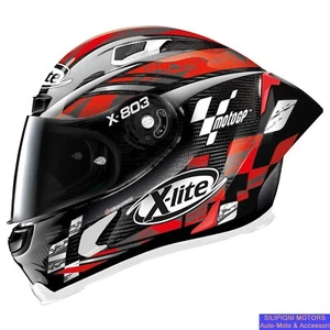 Integral Helm Kohlenstoff XLITE X803 Rs Ultra Motorrad Gp 67 Schwarz Rot Größe L - Bild 1 von 1