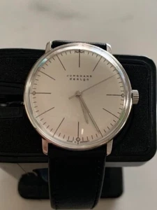 Junghans max bill hand winding 27 3700 001 27/3700 from japan JP - Picture 1 of 10