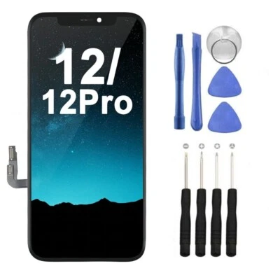 For iPhone 12 / 12 Pro LCD Touch Screen Display Replacement Digitizer Assembly - Image 1 of 4