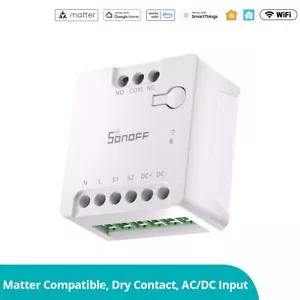 Sonoff Mini-D Schalter Kontaktrelais Clean Smart WiFi Kompatibel Matter - Bild 1 von 13