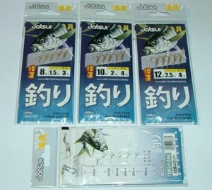 JATSUI SABIKI J859 SIZE 6 PELLE DI PESCE FLUOROCOATED TERMINALE PESCA BOLENTINO - Picture 1 of 1