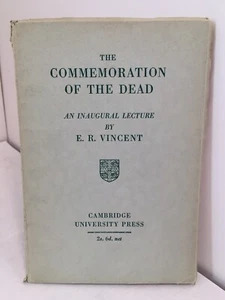 E.R. Vincent, Commemoration of the Dead,"Sepolcri" of Ugo Foscolo ITALIAN POETRY - Bild 1 von 10